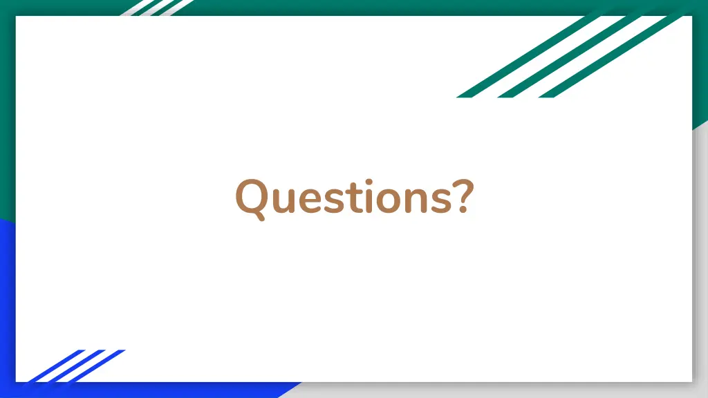 questions