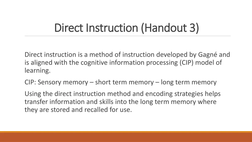 direct instruction handout 3 direct instruction