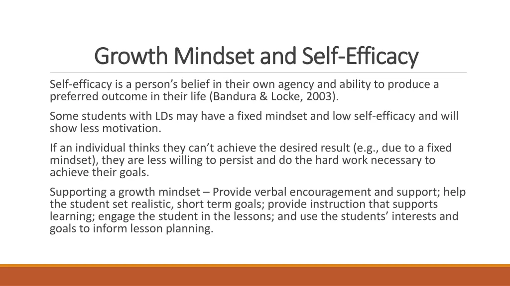 growth mindset and self growth mindset and self