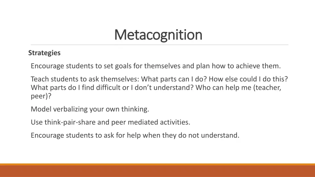 metacognition metacognition 1