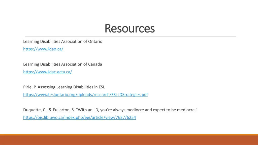 resources resources