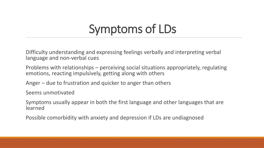 symptoms of lds symptoms of lds 2