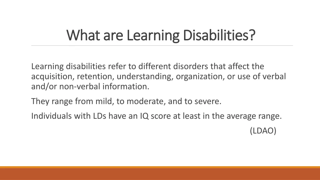 what are learning disabilities what are learning