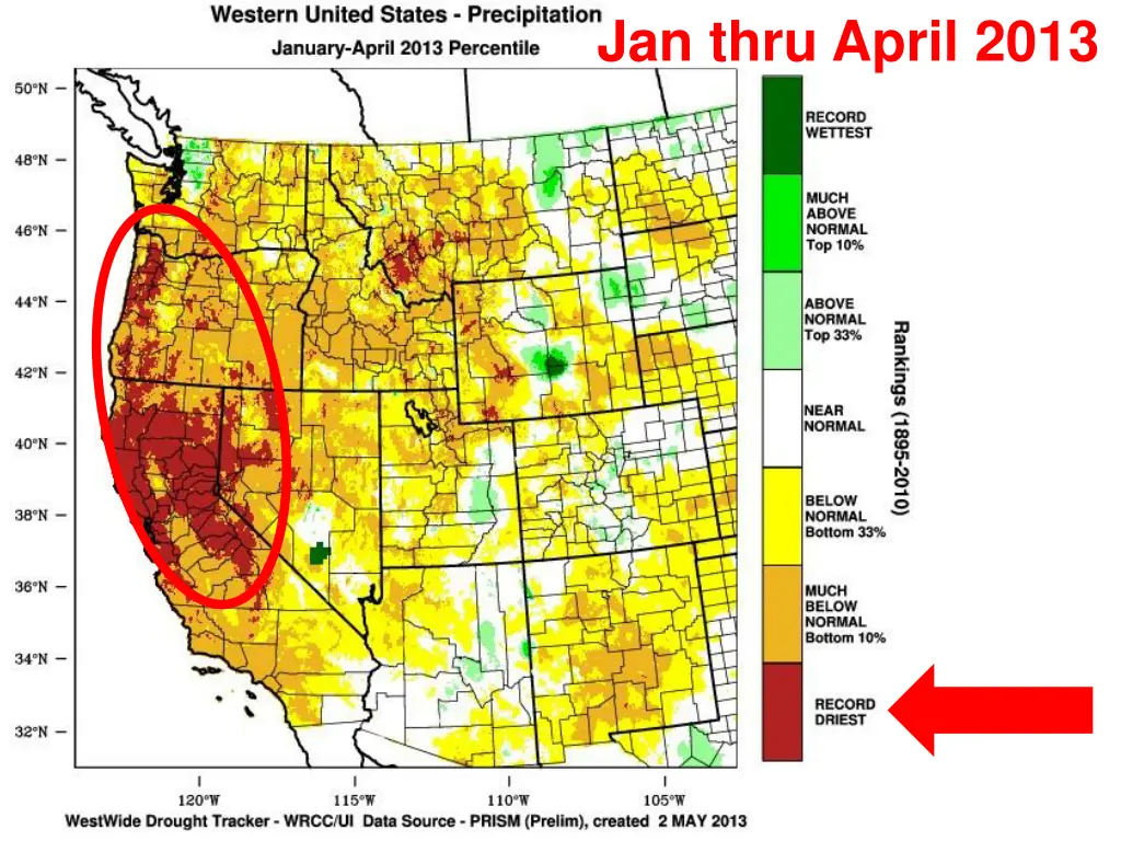 jan thru april 2013