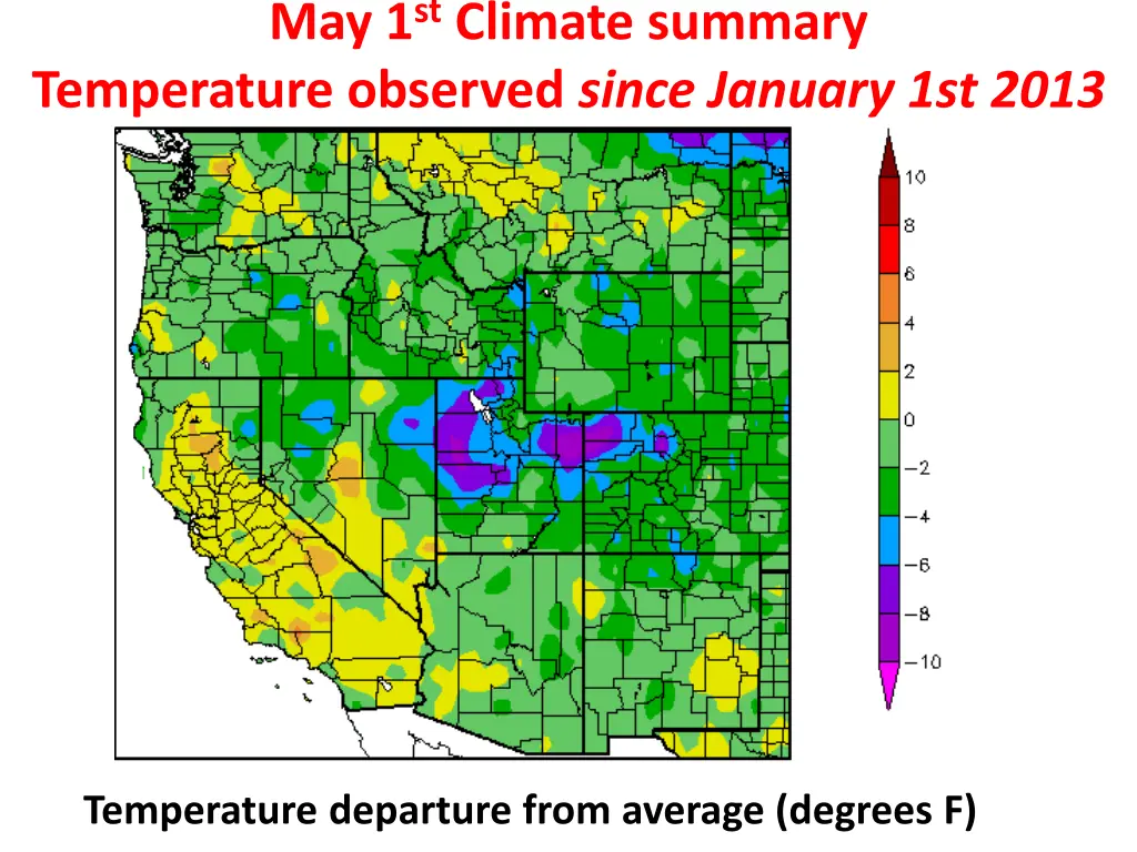 may 1 st climate summary temperature observed