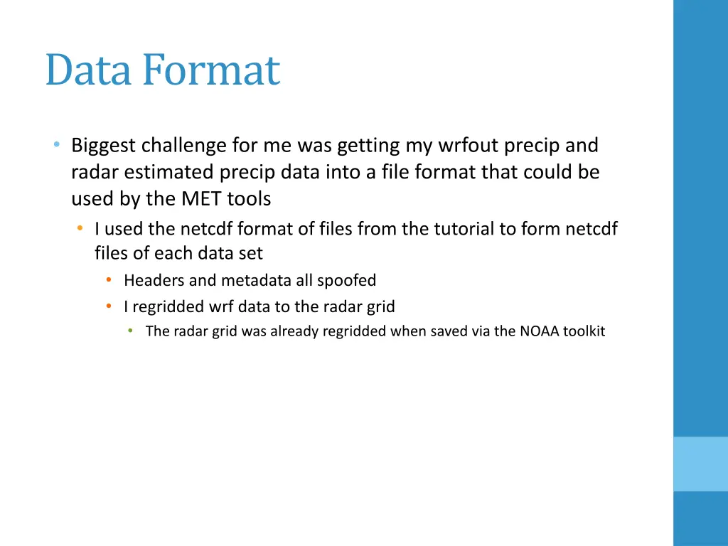 data format