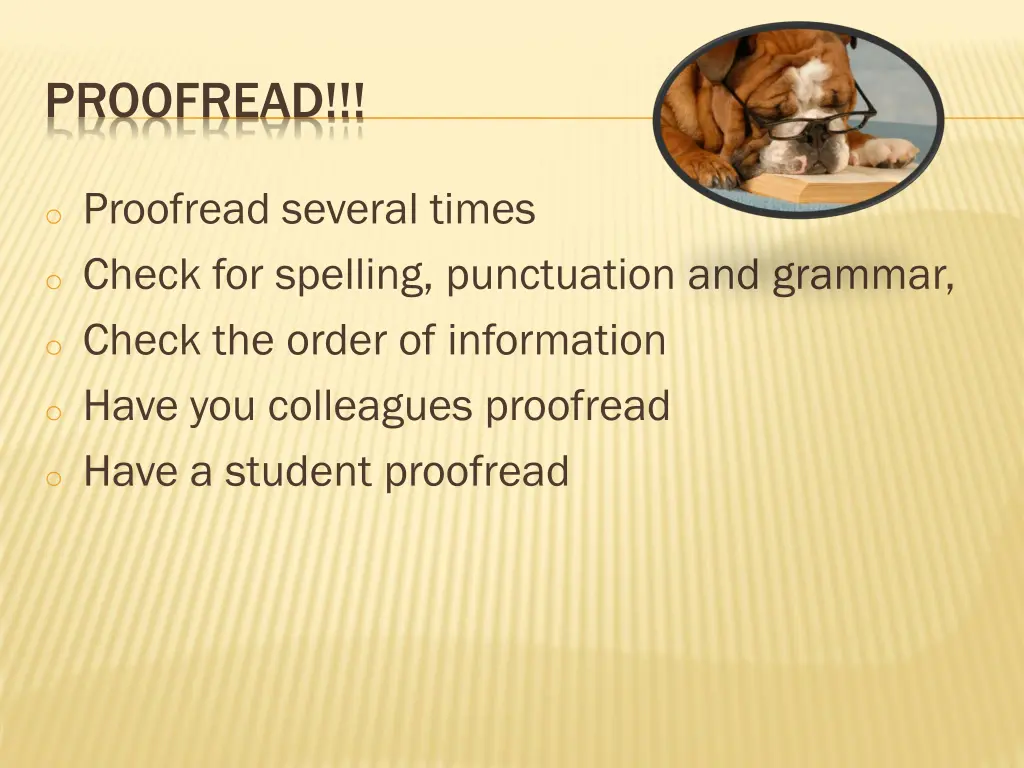 proofread