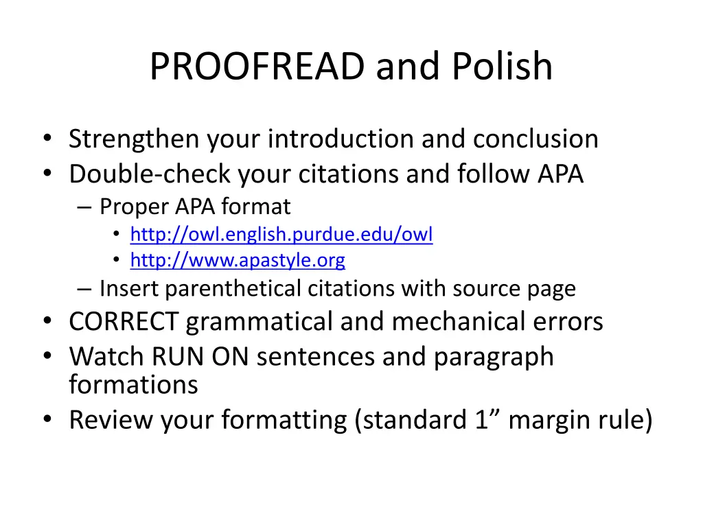 proofread and polish 1