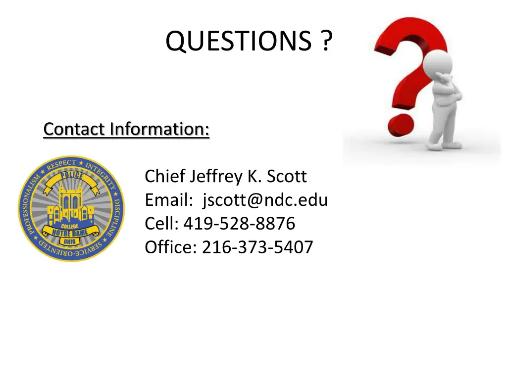 questions