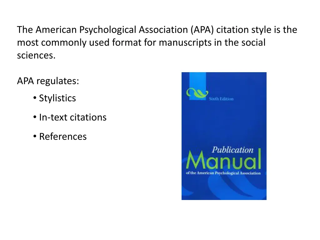 the american psychological association
