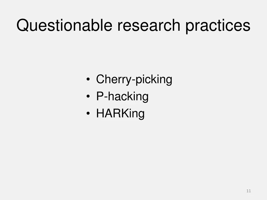 questionable research practices 1