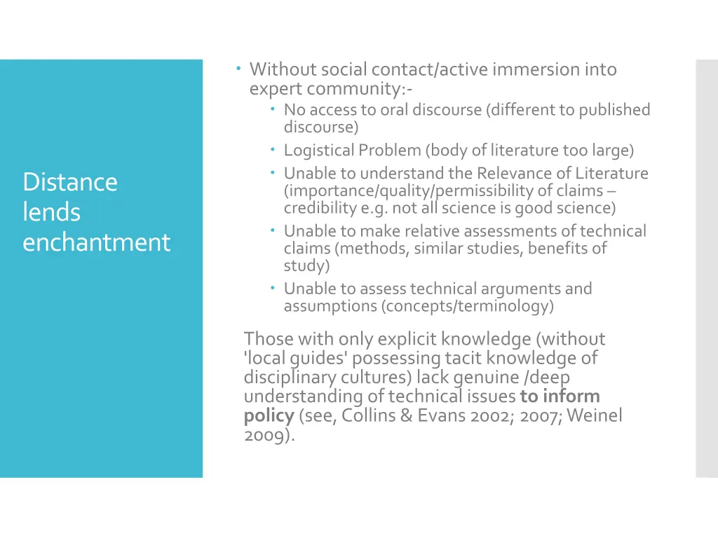without social contact active immersion into