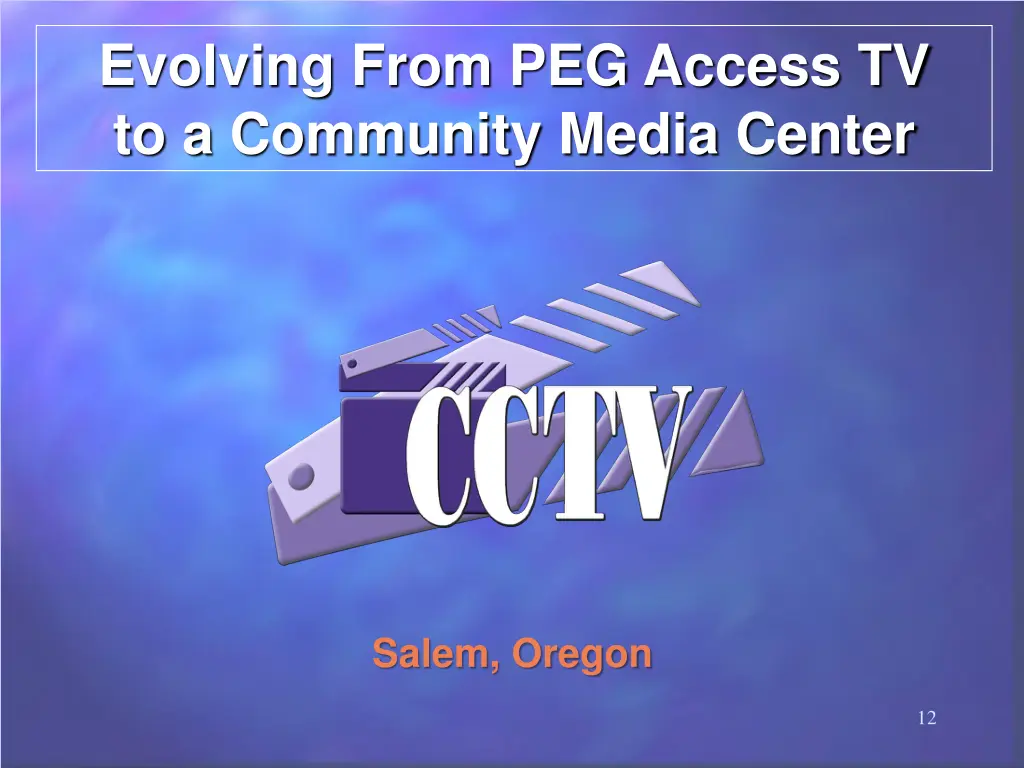evolving from peg access tv to a community media