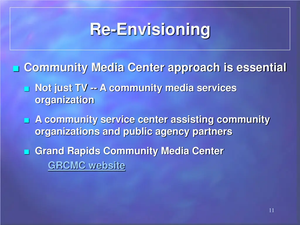 re envisioning 2