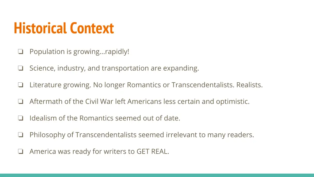 historical context