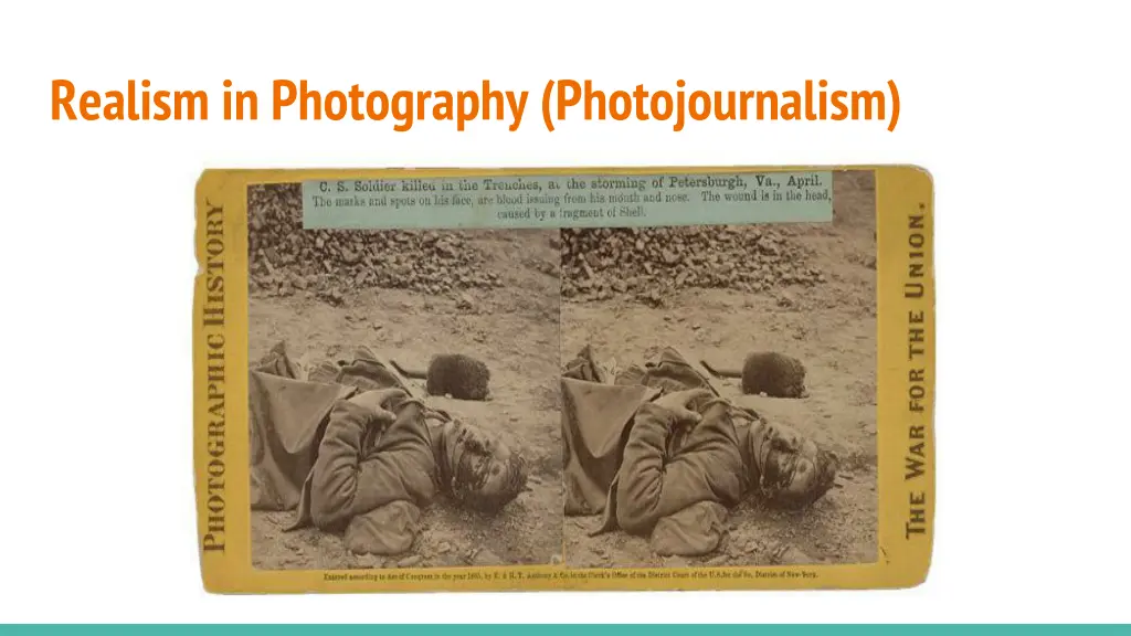 realism in photography photojournalism