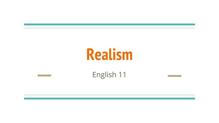 realism