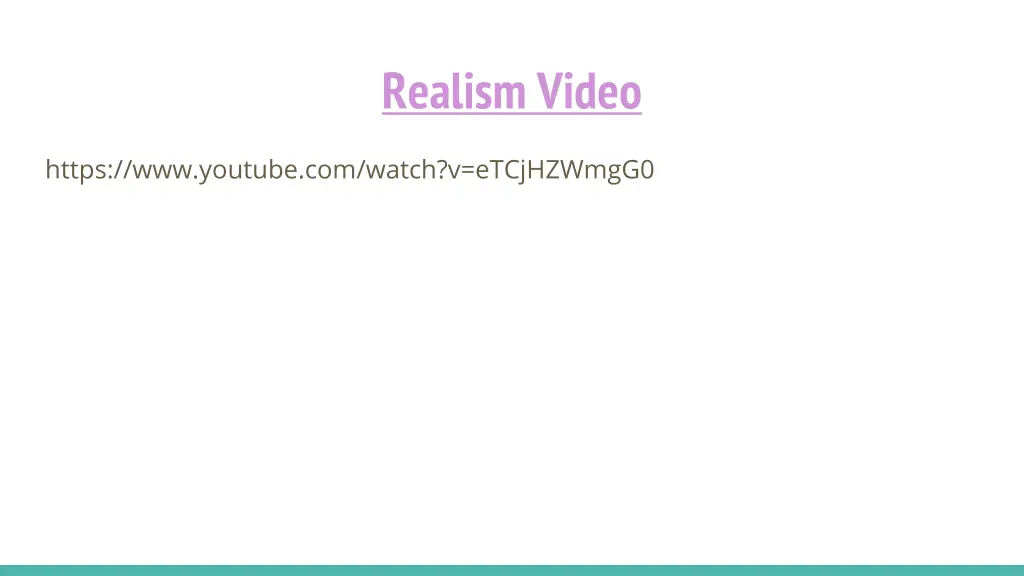 realism video