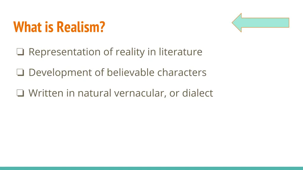 what is realism