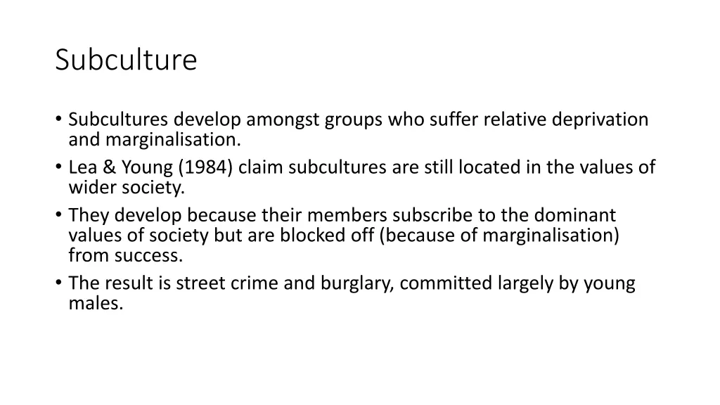 subculture