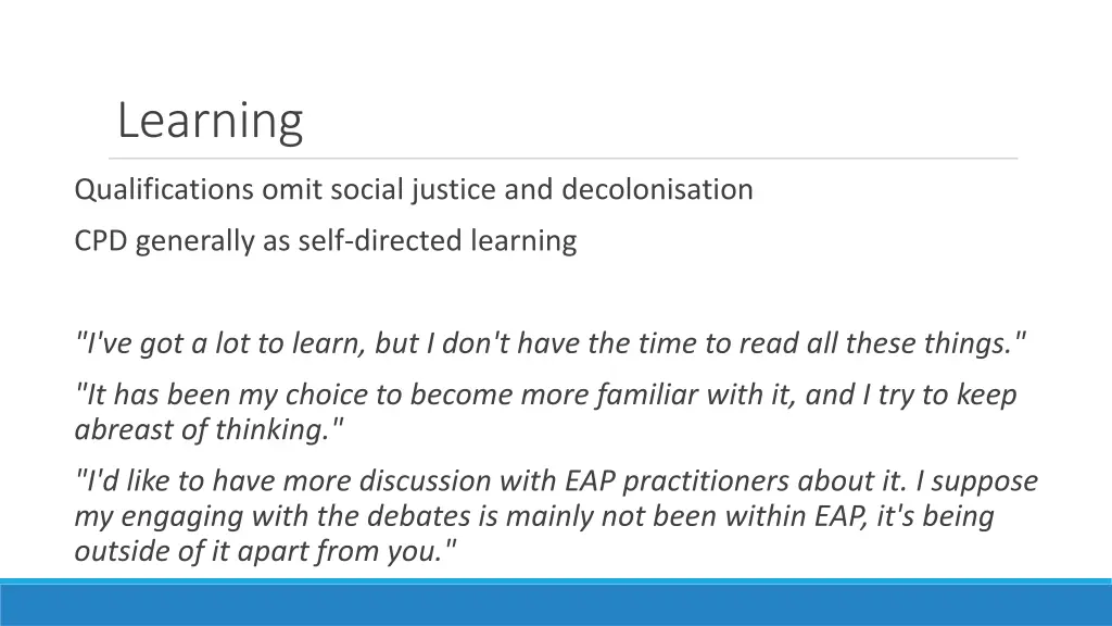 learning
