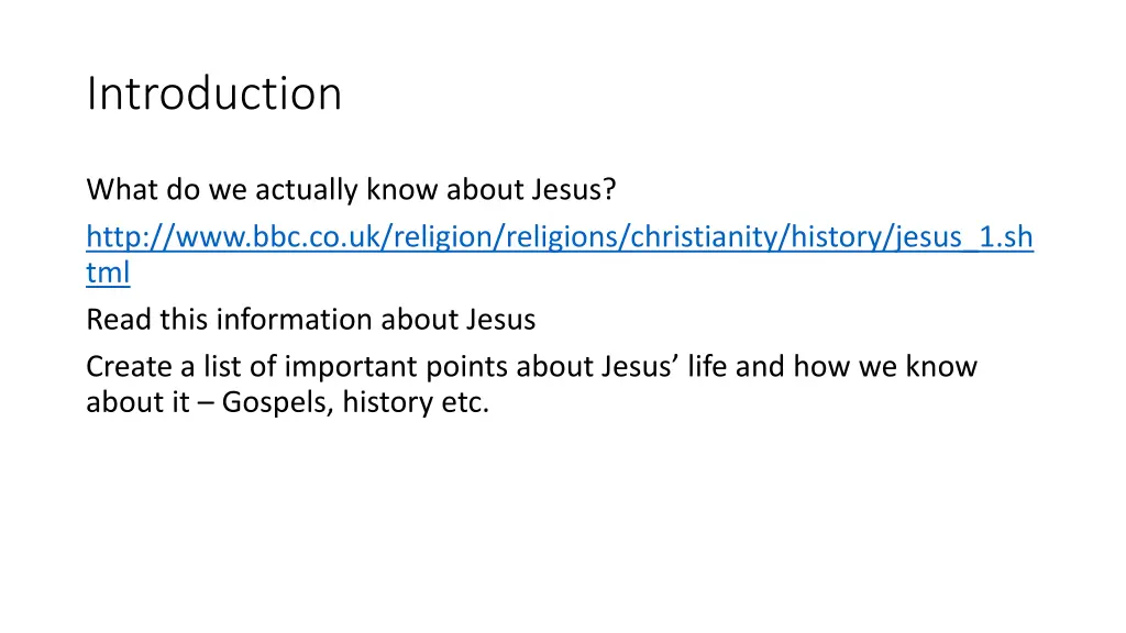 introduction