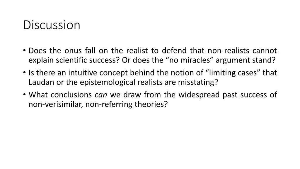 discussion