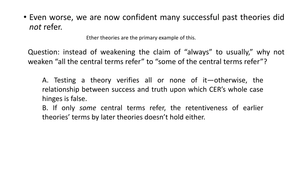 even worse we are now confident many successful