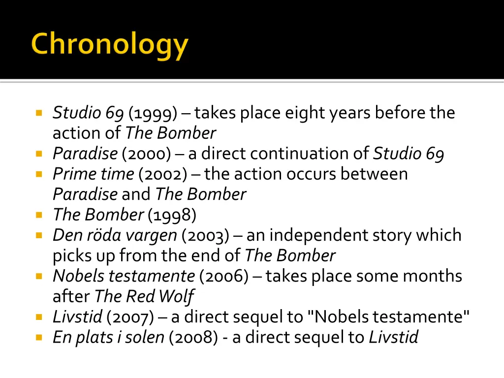 studio 69 1999 takes place eight years before