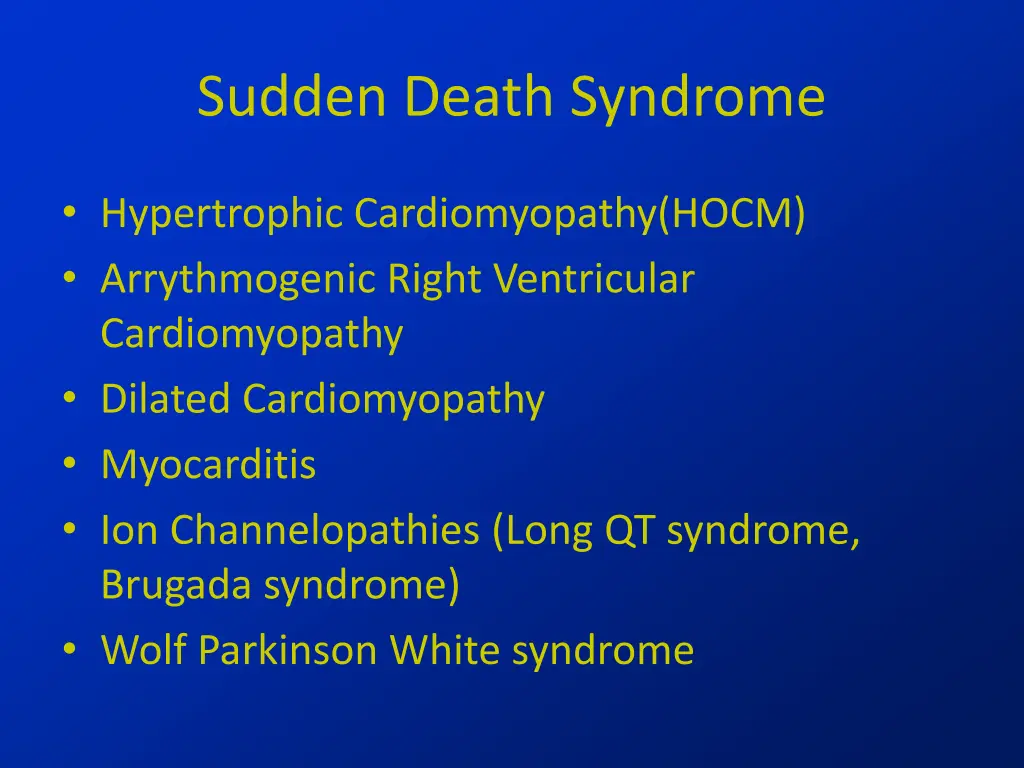 sudden death syndrome