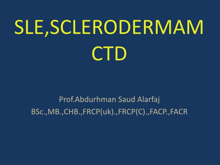 sle sclerodermam ctd