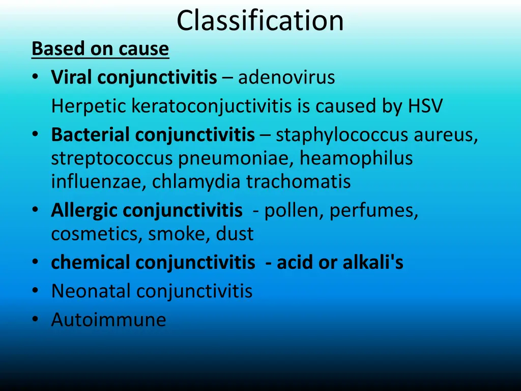 classification