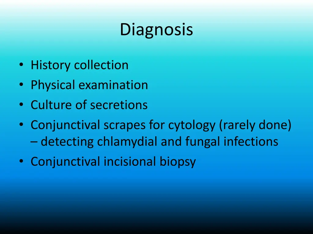 diagnosis
