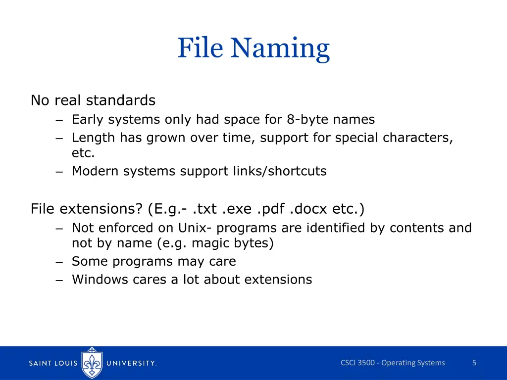 file naming