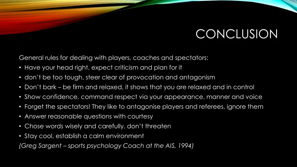 conclusion 1