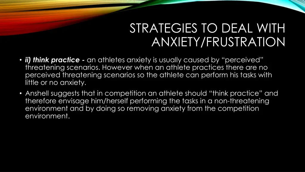 strategies to deal with anxiety frustration 1