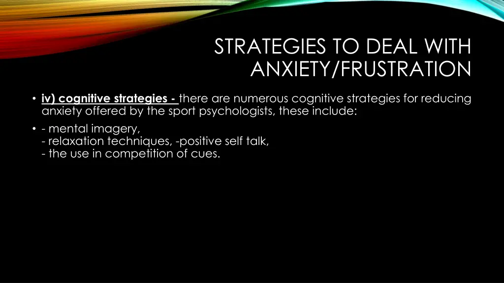 strategies to deal with anxiety frustration 3