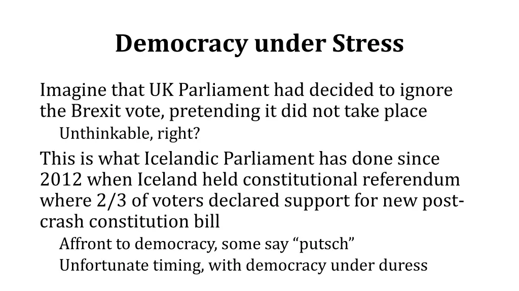 democracy under stress 1