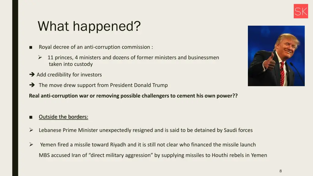 what happened