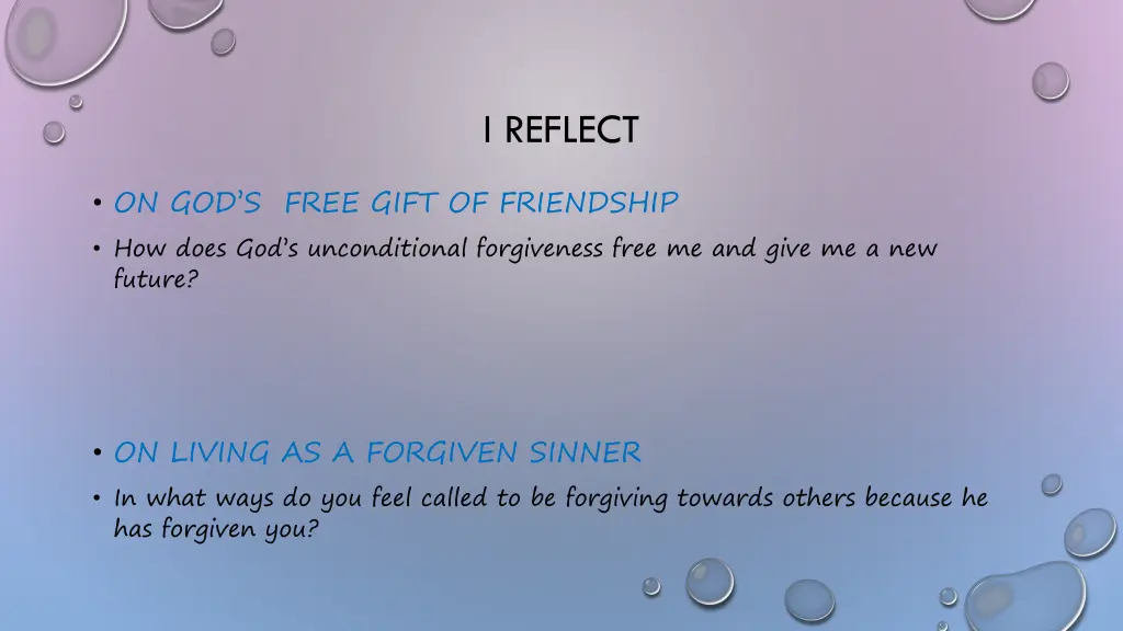 i reflect