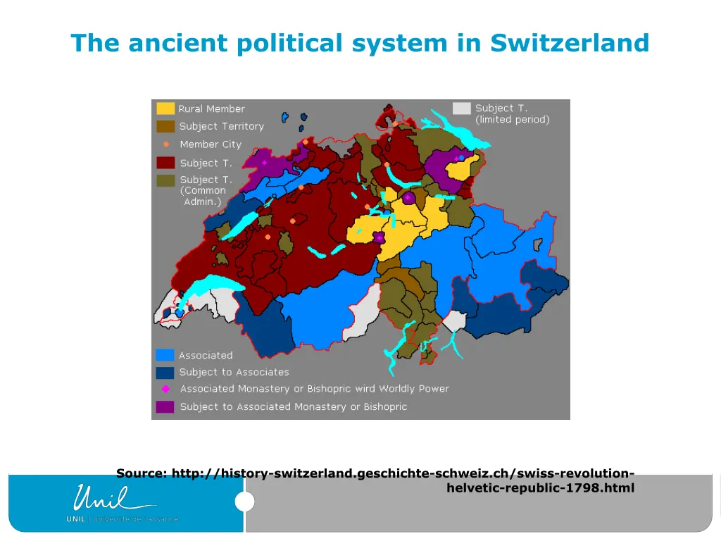 the ancient political system in switzerland