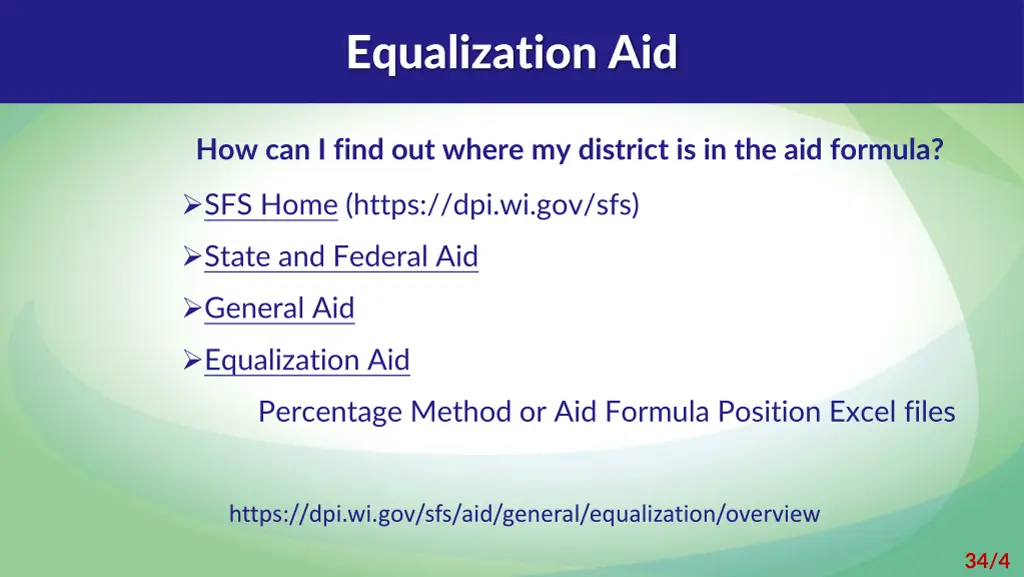 equalization aid