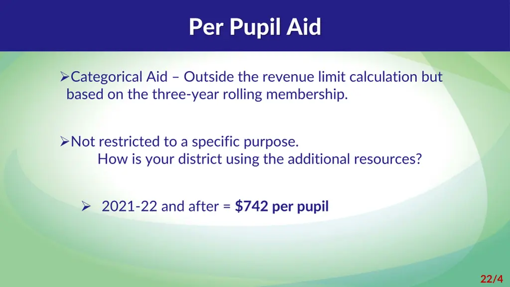 per pupil aid