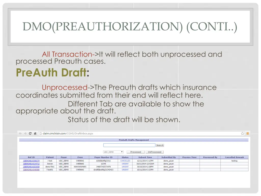 dmo preauthorization conti 3