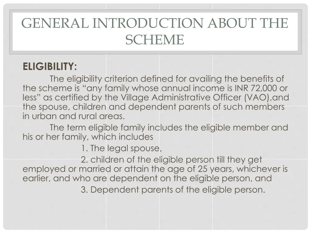 general introduction about the scheme 1