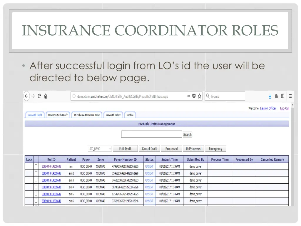 insurance coordinator roles