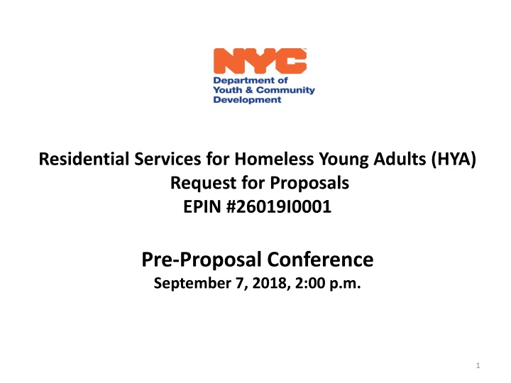 residential services for homeless young adults