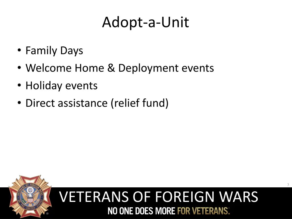 adopt a unit 1