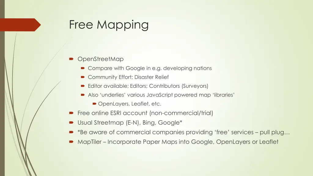 free mapping