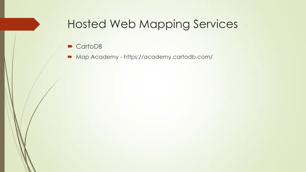 hosted web mapping services 2